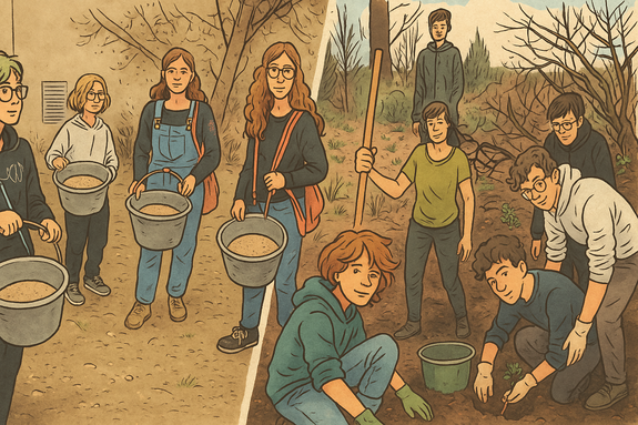 Illustration générée par Chat GPT à partir de photographies de l'article.